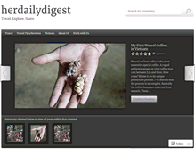 Tablet Screenshot of herdailydigest.com